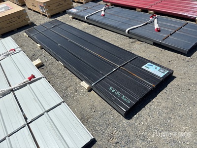 Quantity of (70) 12 ft x 3 ft Metal Roof Panels (Unused)