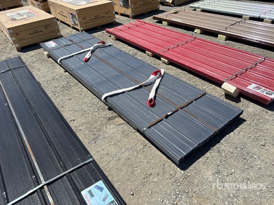 Quantity of (70) 12 ft x 3 ft Metal Roof Panels (Unused)