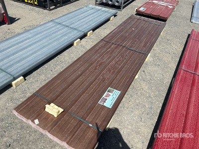 Quantity of (30) 12 Ft. x 3 Ft. Polycarbonate Roof panel in Light Brown