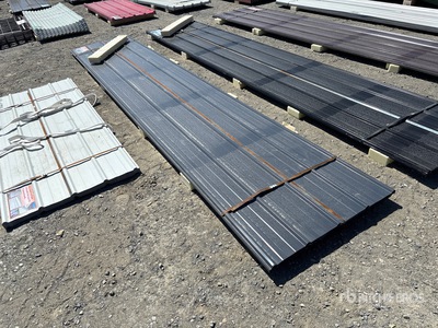 Quantity of (30) 16 ft x 3 ft Metal Roof Panels (Unused)