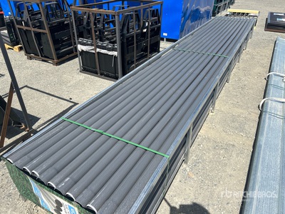 Quantity of (58) 3 In. x 20 Ft. Grey UPVC Rigid Non-Metallic Conduit in