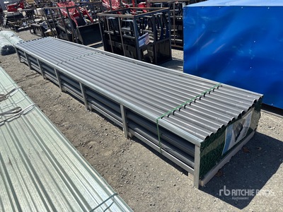 Quantity of (58) 3 In x 20 ft Grey UPVC Rigid Non-Metallic Conduit in