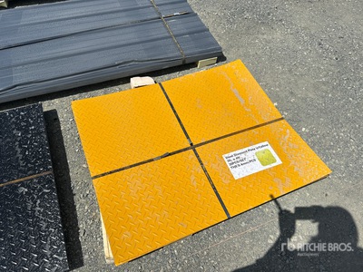 Quantity of (20) 3 Ft. x 4 Ft. Yellow Steel Diamond Plate