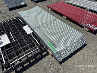 Quantity of (100) 8 Ft. x 3 Ft. Polycarbonate Roof Panel in Clear (Unused)
