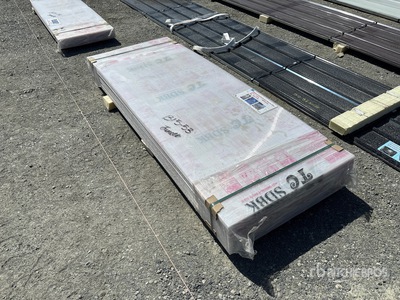 Quantity of (40) 35 In.x 8 Ft. (6mm) Multi-wall Polycarbonate Pane in Clear (Unused)