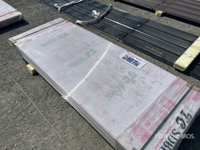 Quantity of (40) 35 In.x 8 Ft. (6mm) Multi-wall Polycarbonate Pane in Clear (Unused)