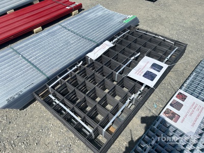 Quantity of (50) 36 In. × 72 In. Galvanized Steel Garden Mesh