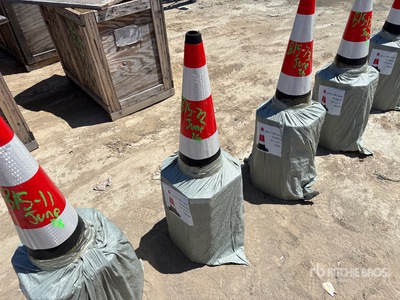 Quantity of (20) 15 in x 27 in Traffic Cones (Unused)