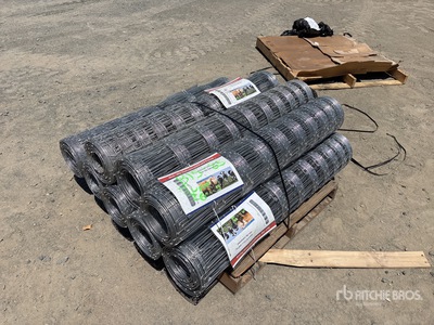 Quantity of (8) 3.9 ft x 164 ft Hot-dip Galvanized Field Fencing