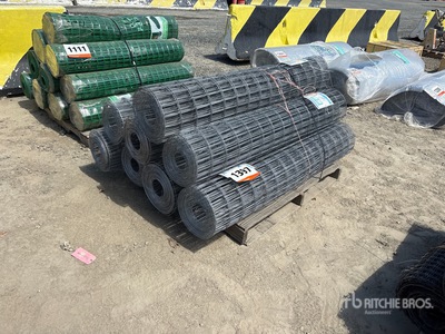 Quantity of (8) Hot-dip Galvanized Welded wire mesh (Unused)