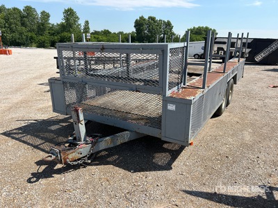 1998 Hahn 18 ft T/A Utility Trailer