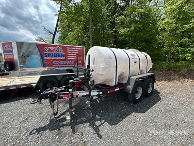2015 Wylie 1000 gal T/A Water Tank Trailer