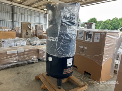 Campbell Hausfeld 11.9 cfm Skid-Mounted Electric 80 gal 2 stage Compresseur à air