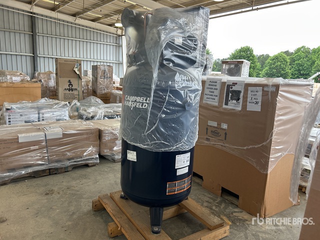 Campbell Hausfeld 11.9 cfm Skid-Mounted Electric 80 gal 2 stage Air Compressor