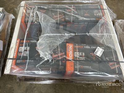Quantity of (4) Boxes of Wokin 98 Piece Tool Set Divers - Outils à main