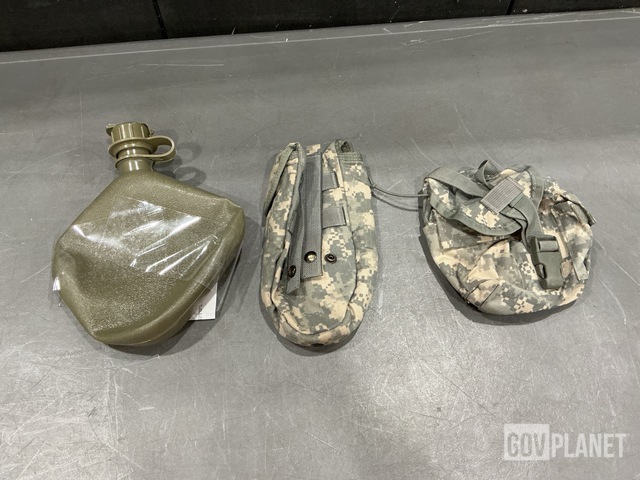 (275) Water Canteens, (50) Entrenching Tool Carriers & Assorted Items