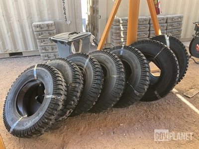 (7) Dynamo 9.00-20 Tires w/Wheels