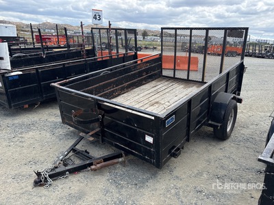 2004 San Diego Custom Trailer 10 ft S/A Equipment Trailer