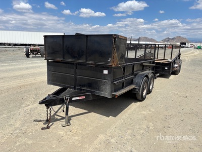 2013 San Diego Custom Trailer 12 ft T/A Equipment Trailer