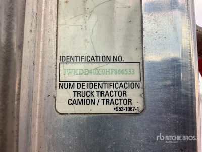 2017 Kenworth T660 Tractocamion con Dormitorio / T/A Sleeper Truck Tractor