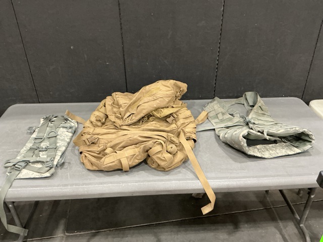 (19) Fighting Load Carriers, (34) Hydration Carriers & Assorted Items
