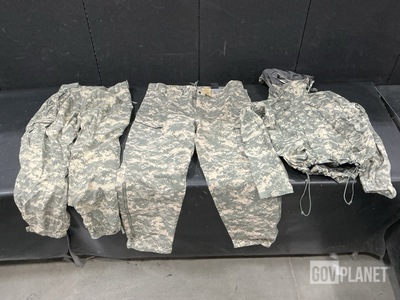 (1) Pair of Extreme Cold Weather Trousers, (13) Jackets & Assorted Items