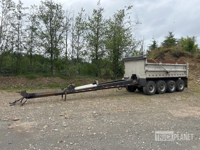 1998 Truckweld 18 ft 6 in Quad/A Pup Dump Trailer