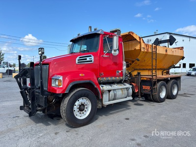 2013 Western Star 4700SF 6x4 Autocarro spazzaneve
