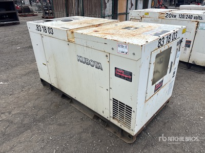 2018 Kubota SQ-1210 20 KW Generator Set