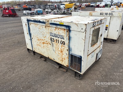 2011 Kubota SQ-1210-CAN 20 kW Generator Set