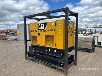 2011 Cat D20-65 Skid-Mounted 17 KW Generator Set