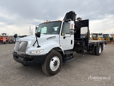 Knuckle Boom on 2009 International 4300 4x2 Boom Truck
