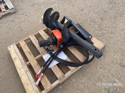 2026 Wolverine MAD-12-12D Mini Skid Steer Auger (Unused)