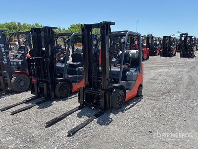 2018 Toyota 8FGCU25 4500 lb Cushion Tire Forklift