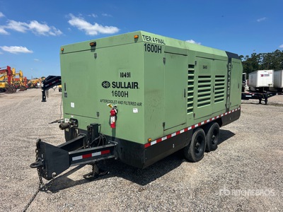 2019 Sullair 1600HAF 1600 cfm Mobile Compresor de aire
