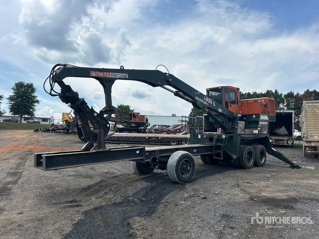 2015 Barko 295ML Trailer Mounted Leveling Heel Boom Log Loader