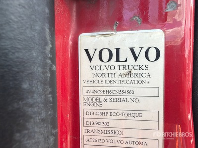 2012 Volvo VNL Cabeza Tractora Cabina Dormitorio