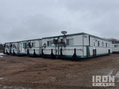 2001 Britco 6 Unit 56 ft x 12 ft Skid-Mounted Mobile Camp