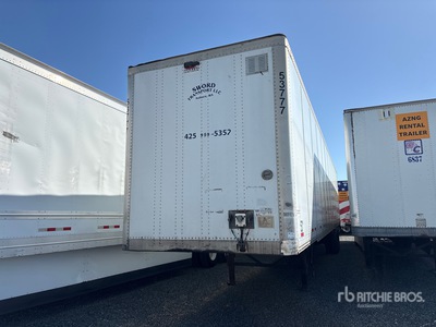 2013 Wabash 53 ft x 102 in T/A Van Trailer
