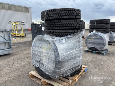 Quantity of (8) 11R24.5 XDS Tires (Unused)