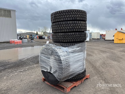 Quantity of (8) 315/80R22.5 XDS Tires (Unused)