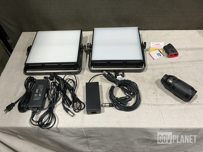 (2) Video Lights, (1) Laser Rangefinder & Assorted Items