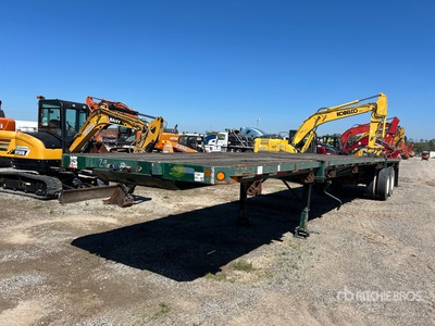 1989 Lufkin LM-II-ST 45 ft T/A Flatbed Trailer