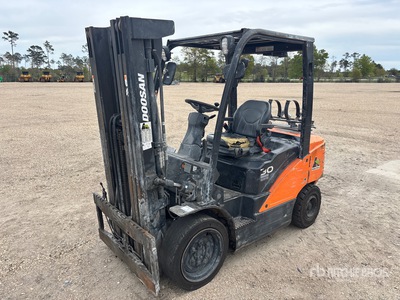 2021 Doosan G30N7 5950 lb Pneumatic Tire Forklift