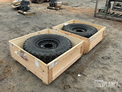 (2) Michelin 395/85R20 Tires w/Wheels