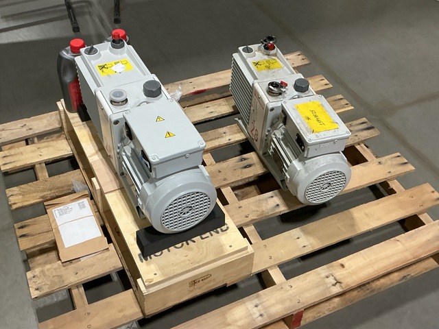 (2) Edwards E2M28 Vacuum Pumps