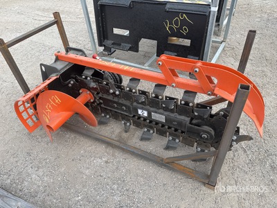 2026 GIYI GY-X39F 16 in Mini Skid Steer Trencher - Fits GIYI D39 (Unused)