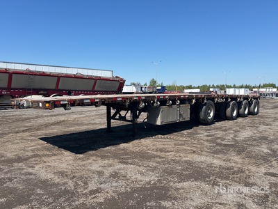 2016 Manac 48 ft Quad/A Flatbed Trailer