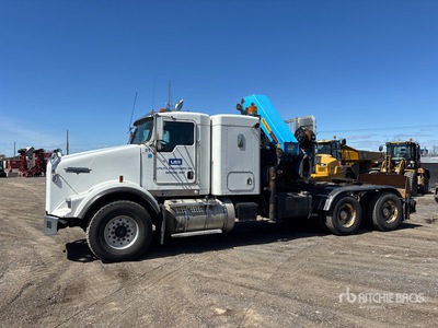 2008 Kenworth T800 6x4 Sleeper Boom Truck