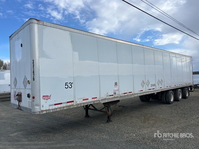 2009 Wabash 53 ft x 102 in Tri/A Van Trailer